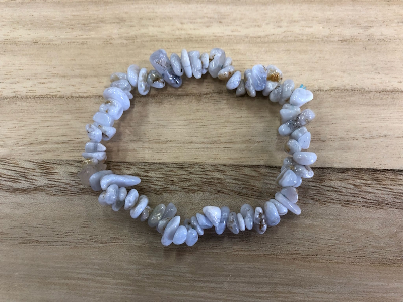 Pulsera chip calcedonia